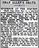Newspaper Article re Inquest